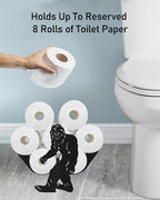 Sasquatch Toilet Paper Holder Stand, Decorative Toilet Paper Storage - Image 2