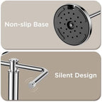 FORIOUS Toilet Paper Holder Stand, Vintage FreeStanding Tissue Roll Holder - Image 4