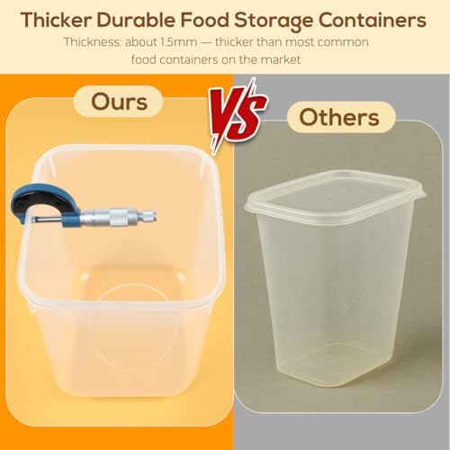 4 Pack 5.3L Thick Flour Sugar Storage Containers for Pantry, Airtight - Image 4
