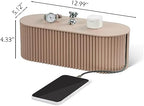 Cable Management Box Large Cable Organizer Box for Power Strips, Surge Protectors, Chargers, Adapters, TV Computer Wires Cable Hider Organizer Box with Cable Ties，Clip Holders - Khaki - Image 2
