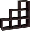 ClosetMaid Cubeicals 3-2-1 Cube Storage Shelf Organizer Bookshelf - Vertical/Horizontal, Easy Assembly - Espresso Wood Finish by Unknown