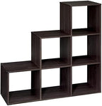 ClosetMaid Cubeicals 3-2-1 Cube Storage Shelf Organizer Bookshelf - Vertical/Horizontal, Easy Assembly - Espresso Wood Finish by Unknown