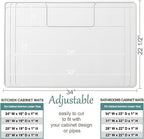 The Original Under Sink Mat - Silicone Waterproof mat, Trimmable, Easy to Clean, Kitchen Cabinet Liner, Under Sink Protector mats, Drip Tray with Lip - 34" x 22" or Smaller - Image 2