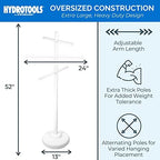 SWIMLINE HYDROTOOLS 89032 Free Standing Poolside Adjustable-Towel Rack With Water Weighted Base Three Arms Tier For Outdoors & Indoors Pool Patio Bathroom Accessory Holder Bar Drying-Stand - Image 5