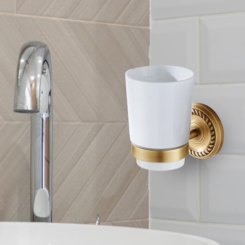 Antique Bronze Toothbrush Holder for Bathroom Tumble Holder Wall Mounted - Image 5