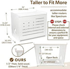 WiFi Router Storage Cabinet Router Box Hider WiFi Box Hider Shelf Cover - Image 3