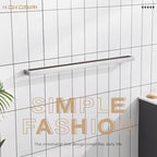 KOKOSIRI Towel Bar Brushed Nickel Bath Towel Hanger Holder 32-Inch Kitchen Rack Stainless Steel for Bathroom Hardware Wall Mount, 1 Pack B4008BR-L32 - Image 3