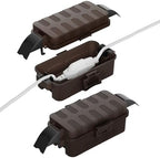 Flemoon Small Outdoor Electrical Box, IP55 Waterproof Extension Cord Cover by FLEMOON