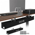 SALOR Extra Large No Drill Under Desk Cable Management Tray, 48 Inch, Black by Unknown