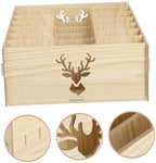 Wood File Organizer Shelf for Mail Receipts Invoices, Home Office - Image 7