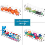 iDesign Stackable Fridge Bin, Set of 6, Clear - Image 4