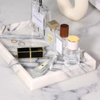 Marble Bathroom Vanity Tray, Lilac, 12"x 8" x1.2" - Image 2