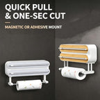 Magnetic Foil and Plastic Wrap Organizer, Magnetic Food Wrap Dispense，A2 - Image 2