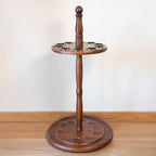 Asterom Cane Stand - Wooden Holder for Walking Sticks, Canes (Caramel) - Image 4