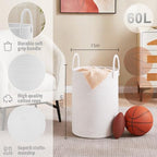 Artfeel Laundry Basket,Woven Cotton Rope Laundry Hamper,60L for Decorative Storage of Dirty Clothes,Toys and Blankets in Bathroom,Baby Room and Living Room - Image 6