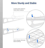 FLEXIMOUNTS 2-Pack 2x4ft 24-inch-by-48-inch Wall Shelf Garage Storage Rack Wall Mounted Floating Shelves, White, Classic Series - Image 5