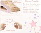 Velvet Baby Hangers, Kids Hangers with Clips for Toddler & Infant Clothes - Image 6
