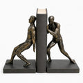 Comfy Hour 13 Inch Gymnastic Men Bookends, Bronze Athlete, Set of 2 by ComfyHour