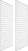PATIKIL Wire Grid Panels Gridwall Panel 47" x 24" Black 2Pcs by PATIKIL