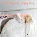 Pink Velvet Hangers 60 Pack, Adult Hangers Anti-Slip Slim Space Saving Hangers with 360° Swivel Hook, 17.5 Inch Clothes Hangers for Coats,Sweater,Jackets,Dresses, Shirts, Suits & T-Shirts - Image 4