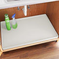 FLATO Waterproof Under Sink Mat, 28" x 19", White by Unknown
