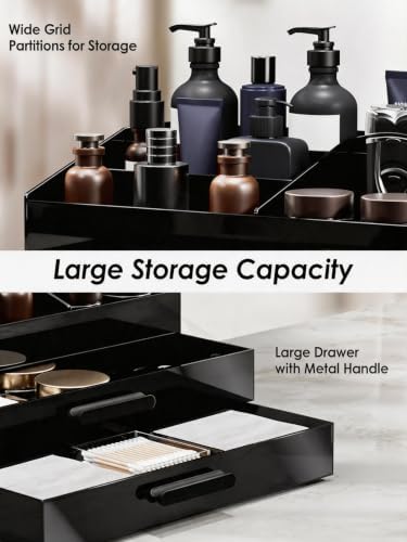 ProCase Cologne Organizer for Men with Drawer, Bathroom Organizer -2 Layer - Image 6