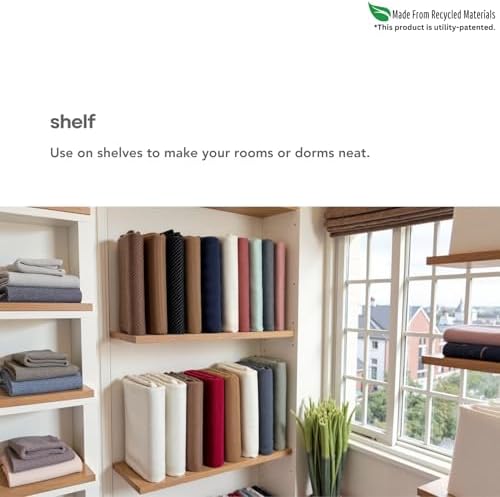 PLIIO 7-Pack Large Filers, Foldable Clothes Organizer - Durable Tshirt Folder - Shirt Folding Organizer for Wardrobe Drawer - Image 4