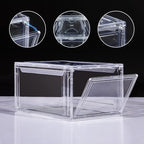 12 Pack Acrylic Shoe Boxes,Clear Plastic Stackable Sneaker Box,Shoe Containers,Shoe Display Case,Sneaker Storage,Fits Up to Size 15 - Image 5