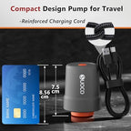 SUOCO Travel Pack Vacuum Kit, Vacuum Seal Bags for Clothing Travel with Cordless Pump, Carry-on Size Compression Packing Cubes for Luggage Suitcase Backpack, 2 Large - Image 4
