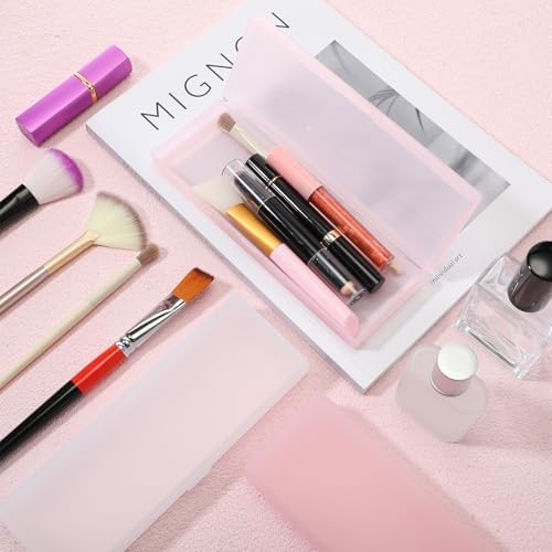Fainne 36 Pcs Plastic Pencil Cases Bulk, Pencil Box, White Pink - Image 5