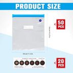 Jetec 70 Pcs 3D Filament Storage Bags Vacuum Sealed Kit Humidity Cards - Image 2