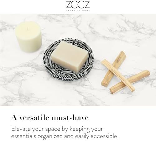 ZCCZ Black and White Bathroom Accessories Set, 4 Pieces - Toothbrush Holder, Soap Dispenser, Vanity Tray, Tumbler - Countertop Organizer for Bathroom Decor - Modern Accessory Set for Home and Office - Image 6