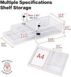 Under Desk Drawer, Clamp on Desk Organizer Slide Out Table Storage No Drill - Image 3