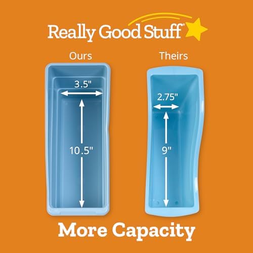 Really Good Stuff Durable Book & Binder Holder, 6-Pack, Water - Image 2