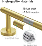 USHOWER Light Gold Bath Towel Bar, 30-Inch Towel Racks for Bathroom - Image 6