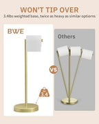BWE Brushed Gold Toilet Paper Holder Stand, SUS304 Stainless Steel Modern - Image 4