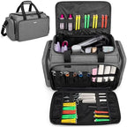 BAFASO Large Capacity Hairdresser Bag with Adjustable Dividers, Gray by BAFASO