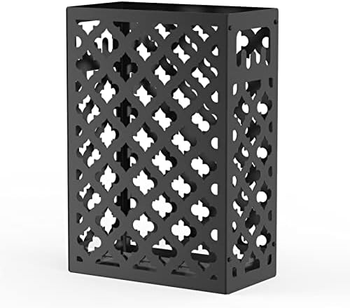Mango Steam Trellis Umbrella Holder Stand for Home or Office Entryways (Black, Trellis) - Image 2