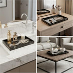 Real Natural Marble Tray12x8 Black Rect for Bathroom Vanity Perfume Jewelry - Image 6