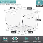 Sorbus Clear Pantry Organizer with Stackable Storage Bins, Open Front - Image 3