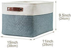 DECOMOMO Storage Bins, Large Fabric Storage Baskets for Shelves 4 Pack - Image 5