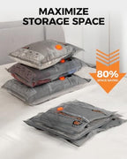 Vacuum Storage Bags with Cordless Pump, 3 Sizes Travel Vacuum Bags for Clothes & Blankets, Space Saver Vacuum Seal Bags for Home Storage, 9 Combo - Image 2