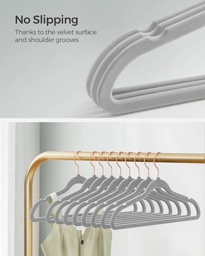 SONGMICS Velvet Hangers, Non-Slip, 50-Pack - Image 3