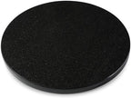 Koville Black Marble Lazy Susan for Kitchen Counter, 16'' Marble Turntable for Dinning, Lazy Susan Organizer for Cabinet, Serving Rotation Spinning Tabletop Organizer Swiveling, Spice Rack Storage by Koville