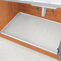 SIKADEER Waterproof Under Sink Mat Silicone 28" x 22" Kitchen Cabinet liner by SIKADEER