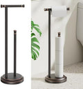 Hoimpro Toilet Paper Holder Stand Bathroom Free Standing Oil Rubber Bronze by Hoimpro