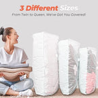 Vacbird Vacuum Seal Bags for Clothing with Rechargeable Cordless Pump, 24 Pack Vacuum Storage Bags, Compression Packing for Clothes Bedding Blanket Pillows Comforters - Image 4