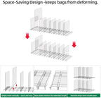 HOYOJA 4 Pack Clear Bag Purse Organizer for Closet Shelf, Handbag Organizer - Image 6