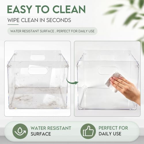 Novabright 1 Pack Acrylic File Organizer, Legal, 14.17"L x 12.2"W x 10.24"H - Image 4