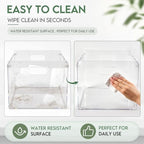 Novabright 1 Pack Acrylic File Organizer, Legal, 14.17"L x 12.2"W x 10.24"H - Image 4